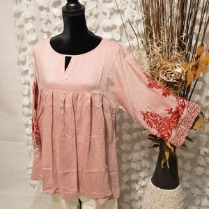 NEW Khaadi embroidered peplum top